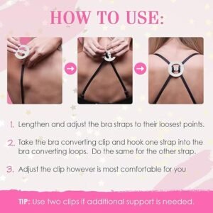 Hollywood Fashion Secrets Bra Converting Clips