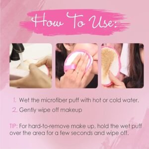 Hollywood Fashion Secrets Microfiber Makeup Removers