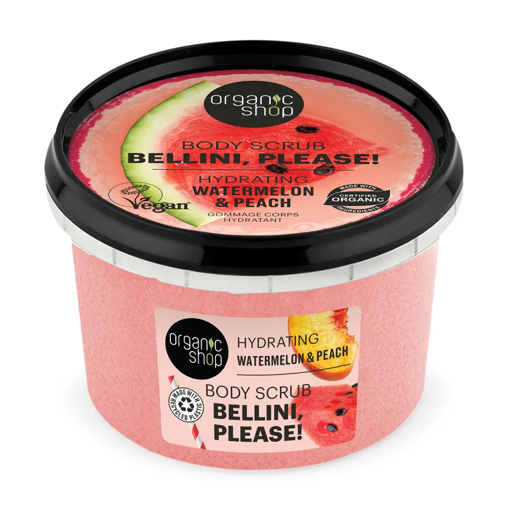 Skrab hidratues për trupin Bellini,